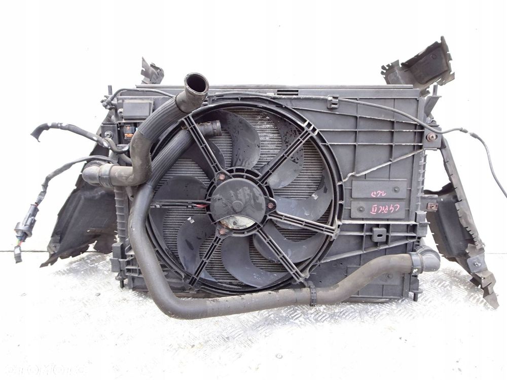 chłodnica wody + wentylator citroen c4 picasso ii 1.6 e-hdi - 5