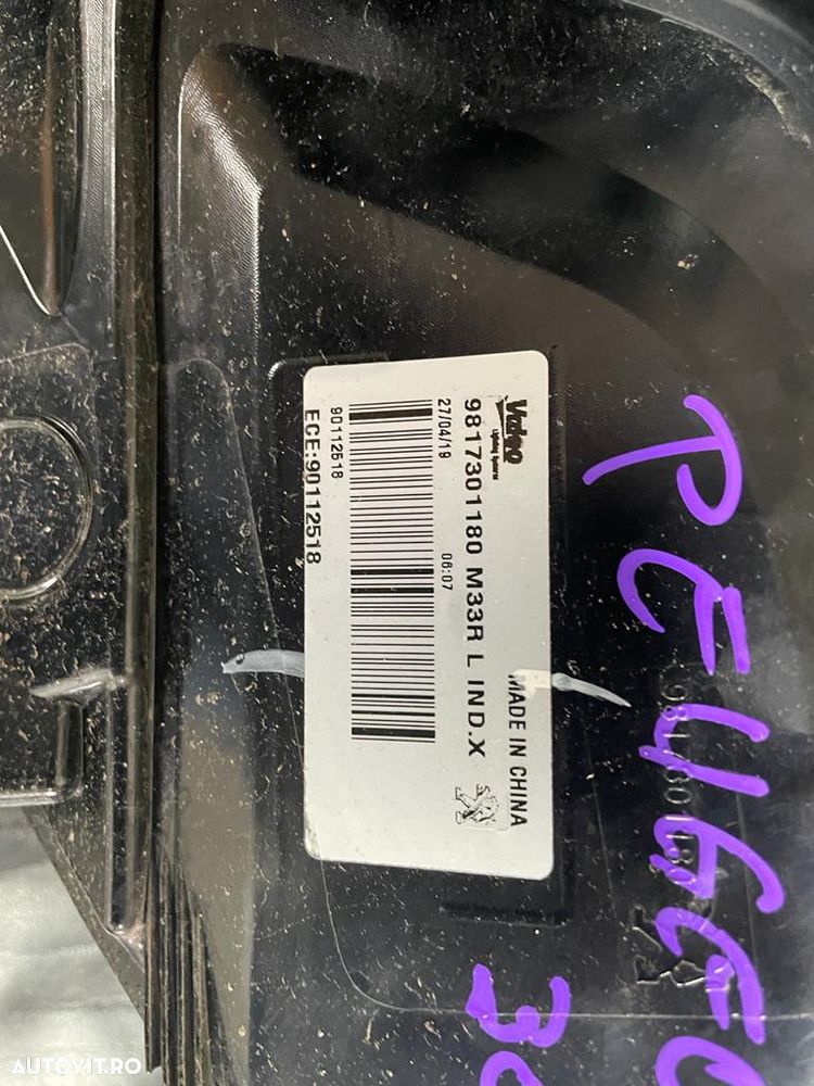 Lampa stop stanga PEUGEOT 301 2012-2018 - 4