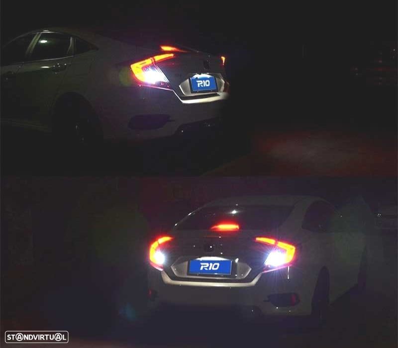 KIT COMPLETO 9 LAMPADAS LED INTERIOR PARA HONDA CIVIC 10TH GEN 16- - 5