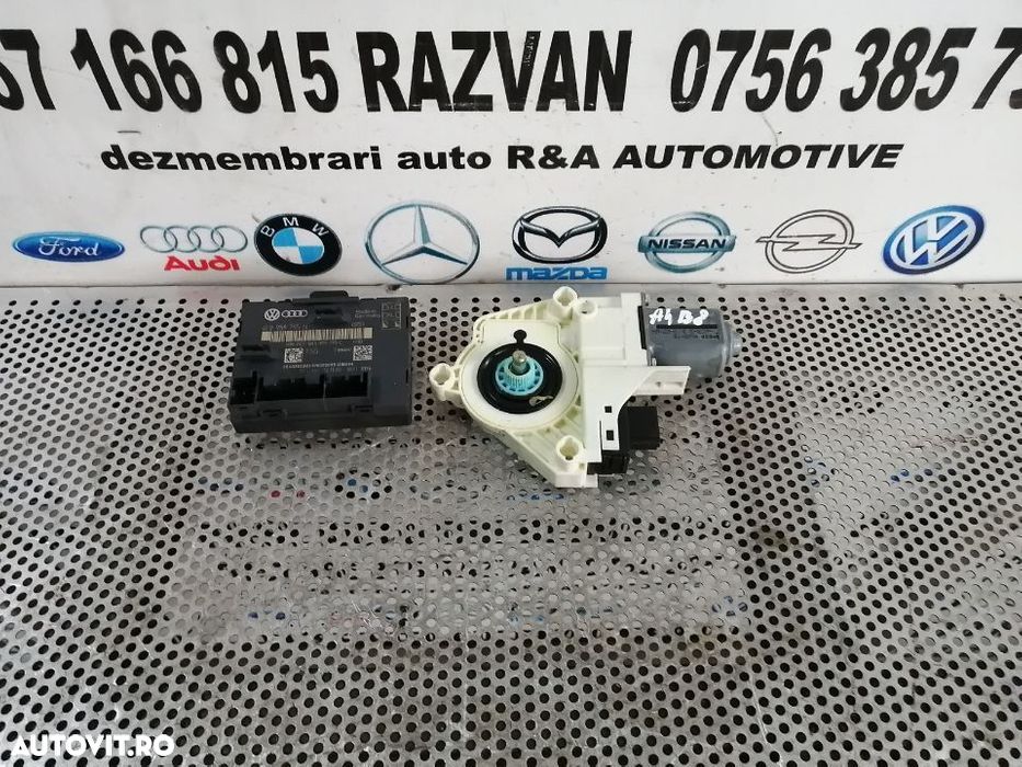 Motoras Macara Geam Modul Usa Stanga Dreapta Fata Spate Audi A4 B8 Motoras Macara Geam Modul Usa St - 1
