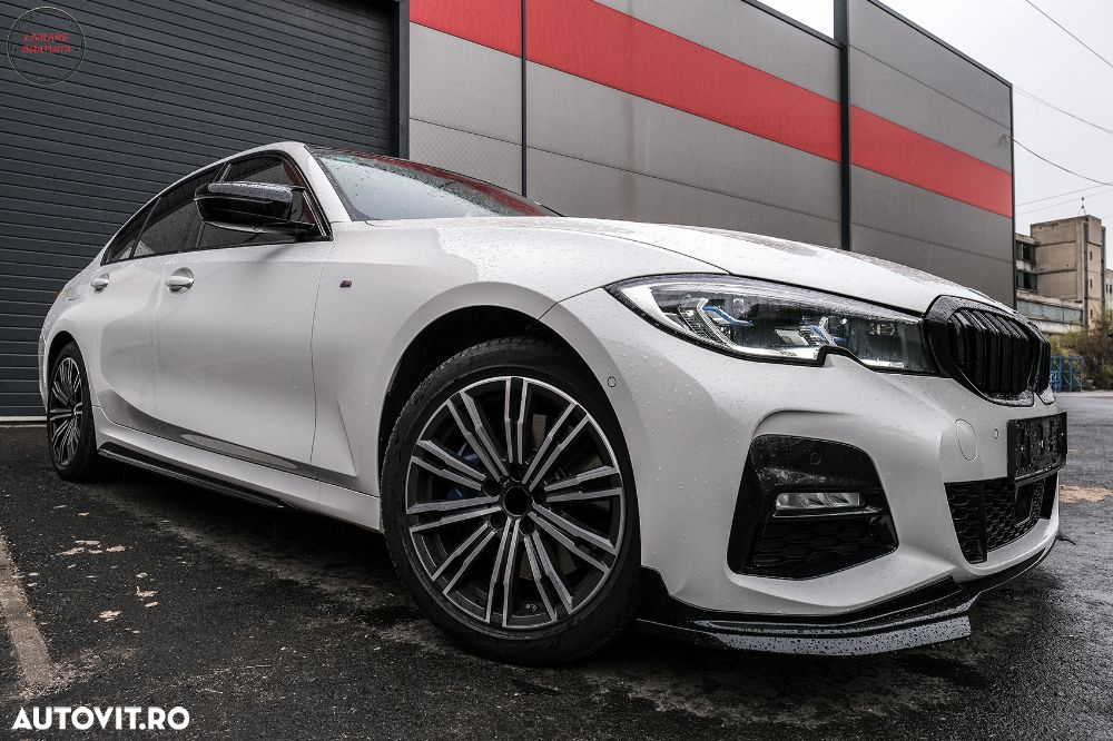 Capace oglinzi BMW 3 Series G20 G21 G28 (2017-up) M Sport Design Negru Lucios LHD- livrare gratuita - 14