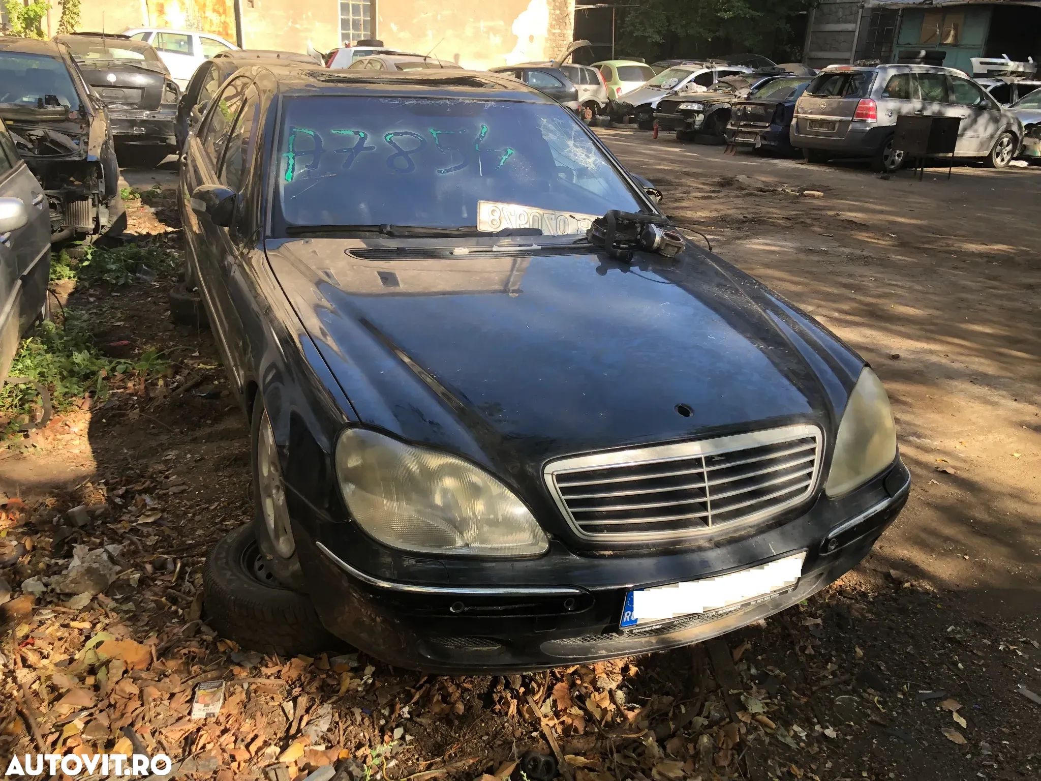 Aripa stanga fata/aripa dreapta fata Mercedes Benz S W200 negru - 7