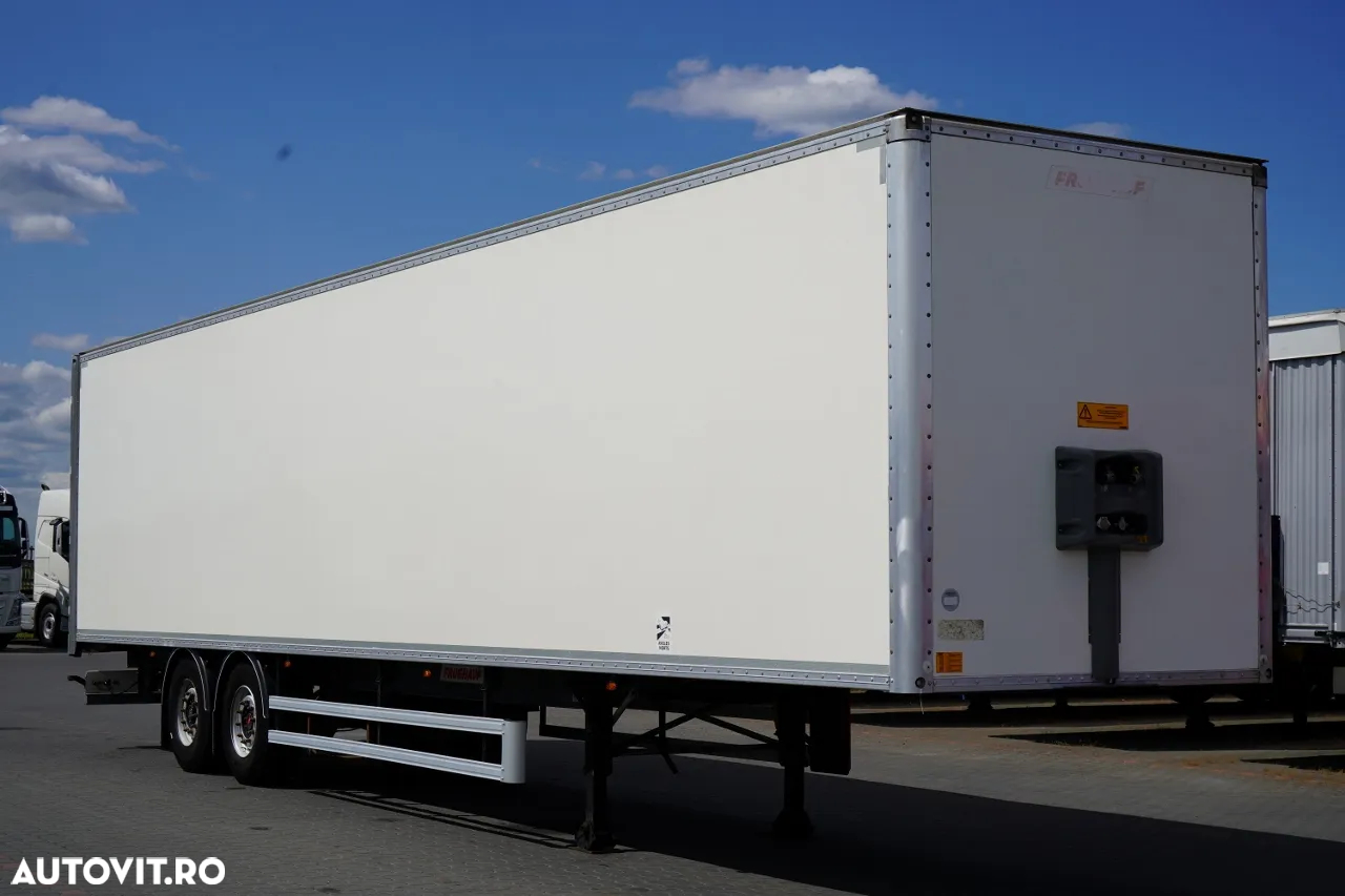 Fruehauf CONTAINER / KOFFER / 2 AXE / SAF / 2021 / PODEA FOARTE REZISTENTĂ: ȘINĂ - 8