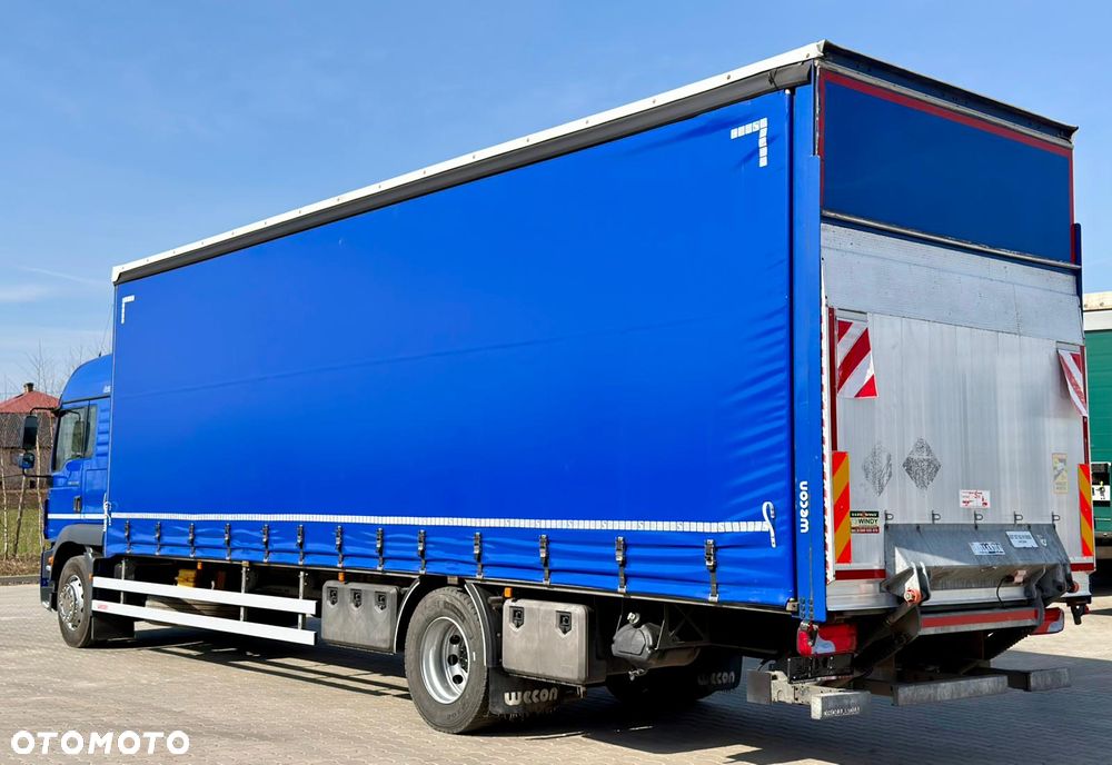 MAN TGM 15.250 / FIRANKA / WINDA / 23 EUROPALETY / SYPIALKA / DWA ŁÓŻKA / 2018 ROK - 3