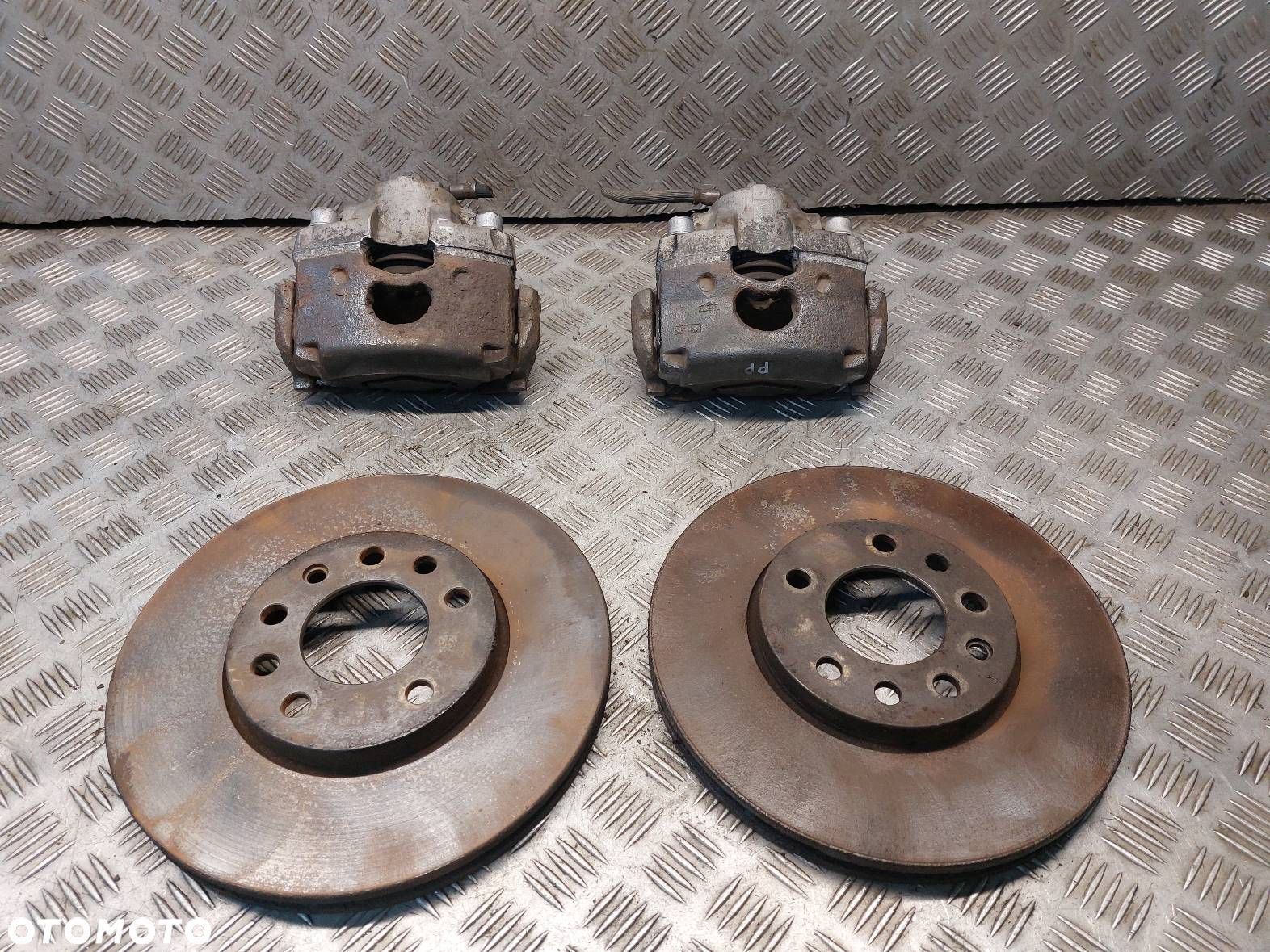 TARCZE HAMULCOWE PRZÓD + KLOCKI + ZACISKI OPEL VECTRA C 2.2 DTI - 1