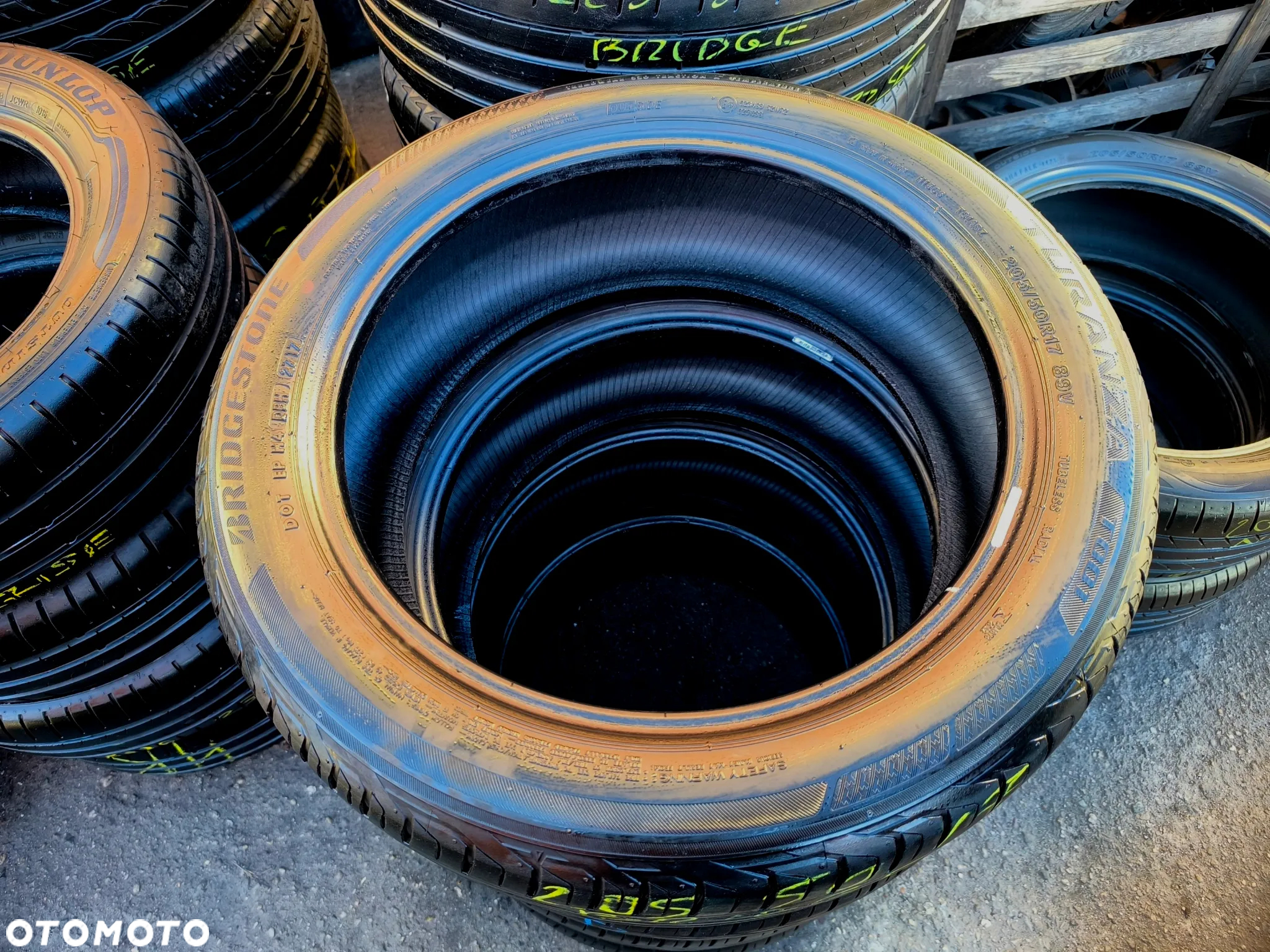 205/50R17 89V Opony Letnie Lato BRIDGESTONE TURANZA T001 6mm Legnica ALU-RAD 205/50 - 9