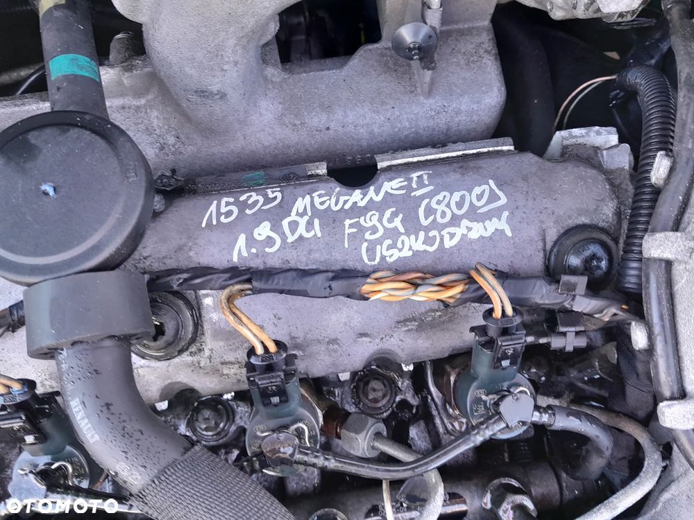RENAULT MEGANE II SILNIK 1.9 DCI DIESEL !!! NA CZĘŚCI !!! OZNACZENIE: F9Q(800) - 2