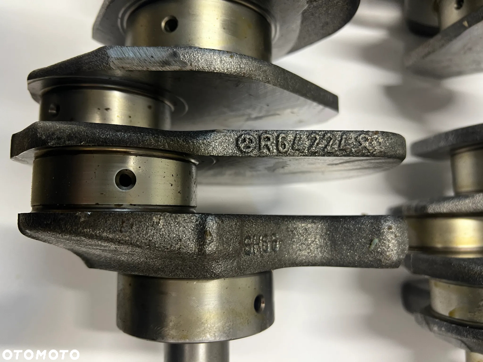 Mercedes 3,0CDi wał korbowy oryginalny MB nominalny   OM642 A6420302401 A6420301901 p-Nowy - 3