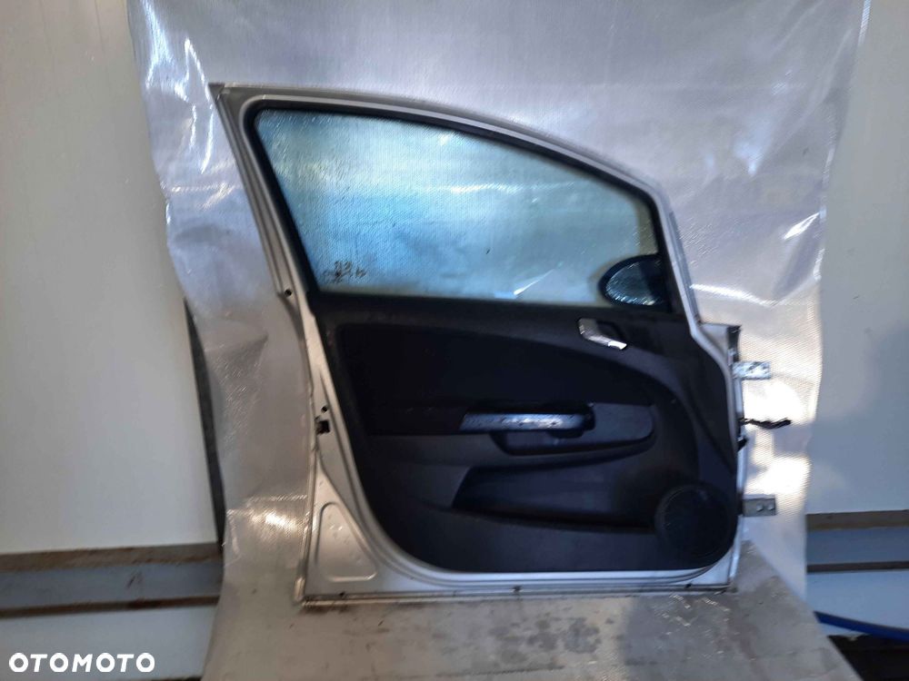} DRZWI PRZÓD PRZEDNIE LEWE OPEL CORSA D LIFT FL Z157 SREBRNE 5D 5 DRZWI HB - 7