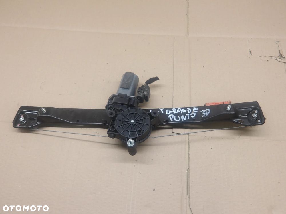 FIAT GRANDE PUNTO HB 3D 05-09 PODNOŚNIK SZYBY PRAWY LEWY PRZÓD PRZEDNI 51786728 - 8