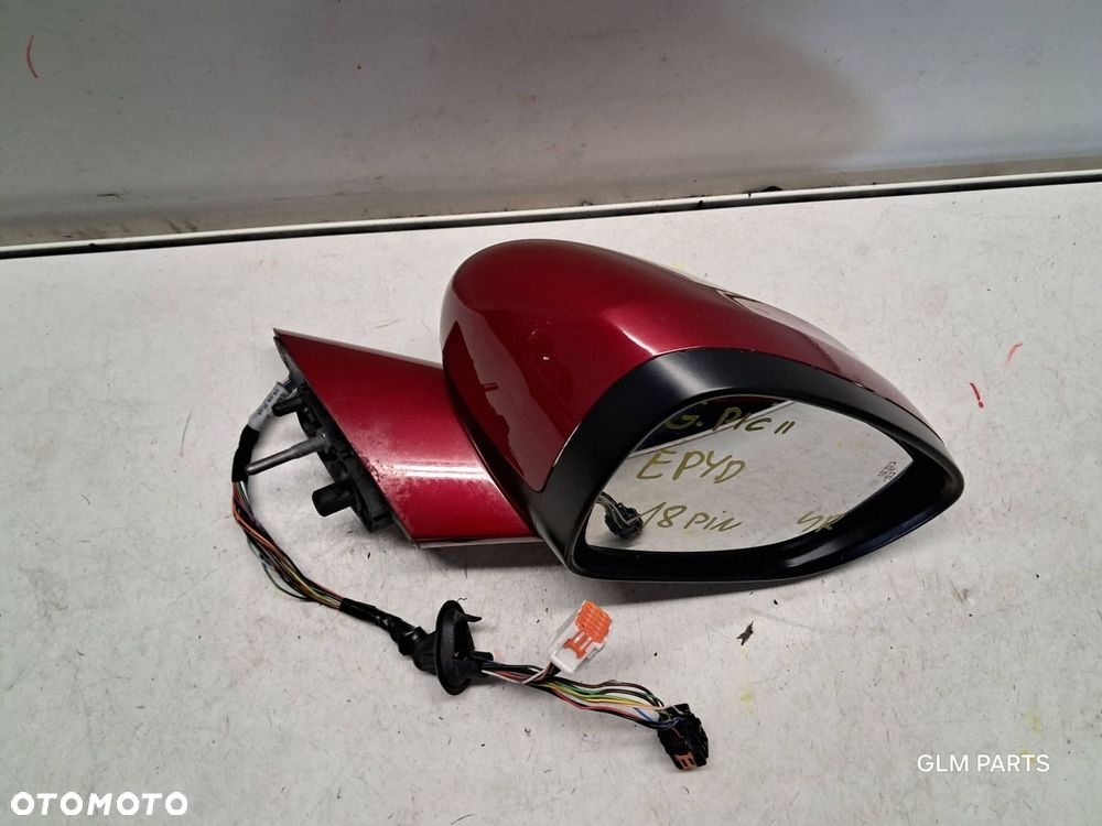 citroen c4 grand picasso ii prawe lusterko 18 pin 10+8 kolor epyd asystent - 5