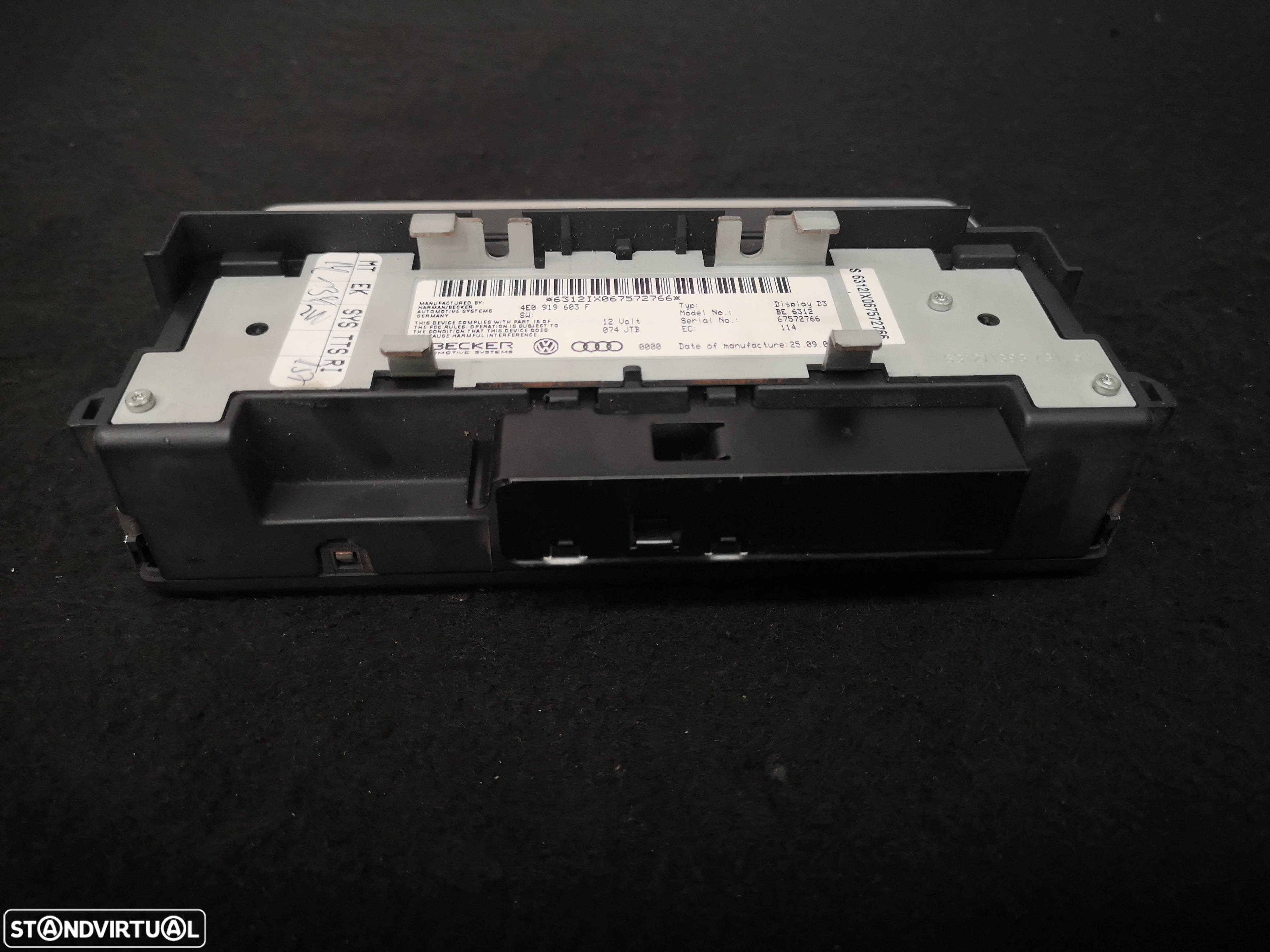 Ecrã Ecran Mmi gps multimedia  audi a8 d3 4e0 2003-2009 - 4