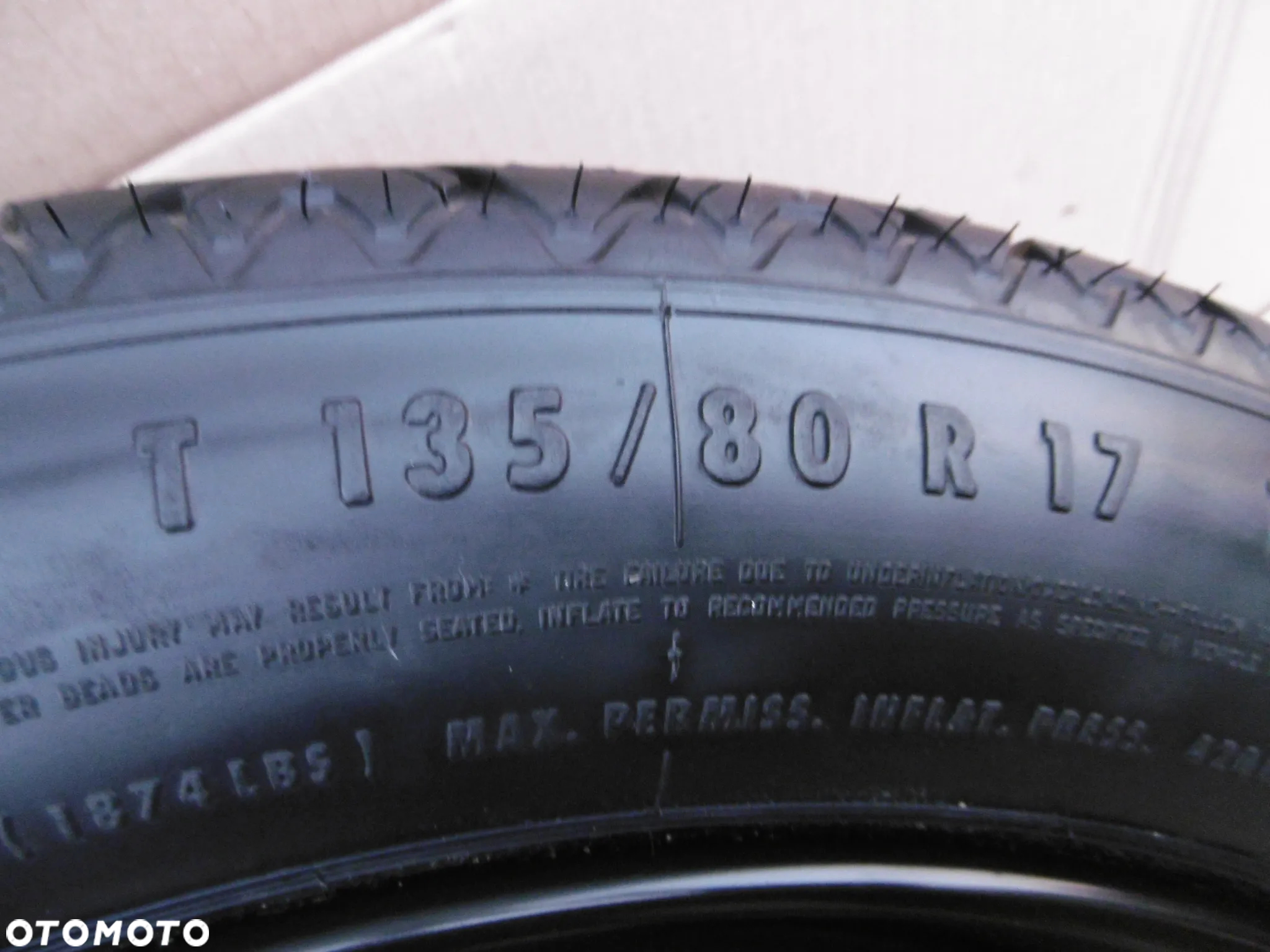 Koło zapasowe dojazdowe dojazdówka zapas BMW e60 e61 e63 17 cali 135/80/17 - 2