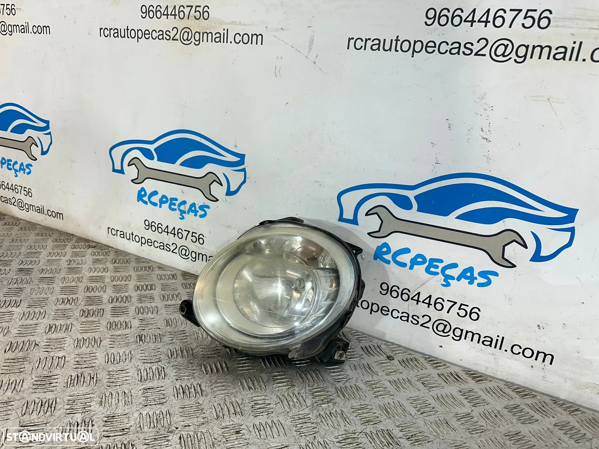 .Conjuntos Oticas Farois Frente Frontal Esquerda Direita Originais Fiat 500 312 2007 - Presente - 8