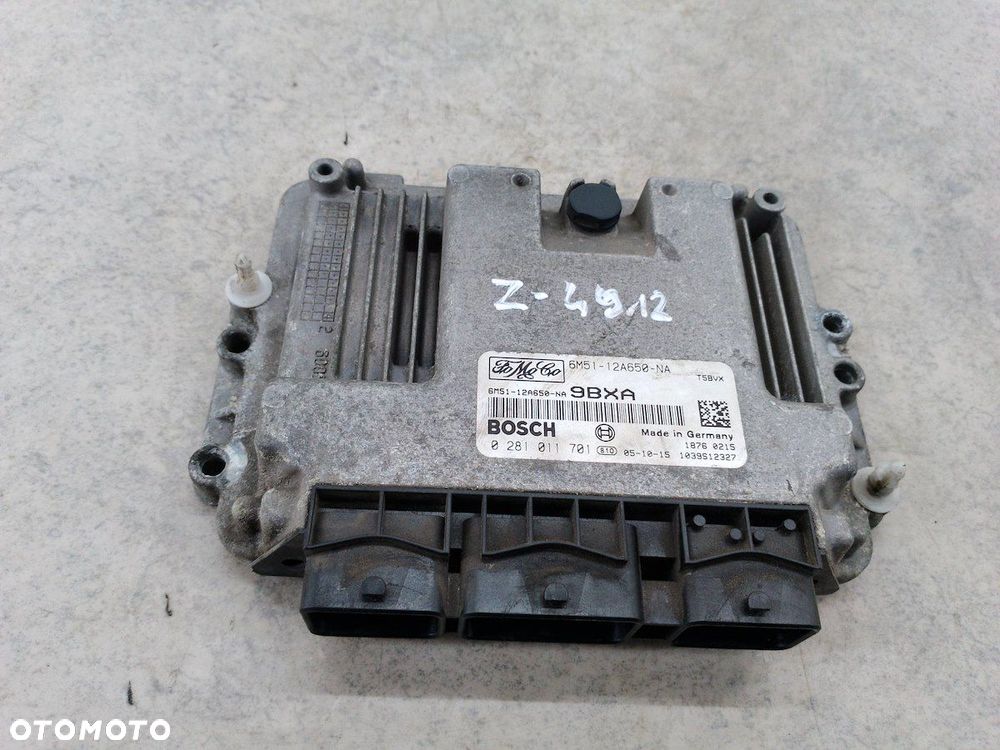 KOMPUTER, STEROWNIK FORD FOCUS C-MAX 6M51-12A650-NA 0281011701  BOSCH 1.6 - 3