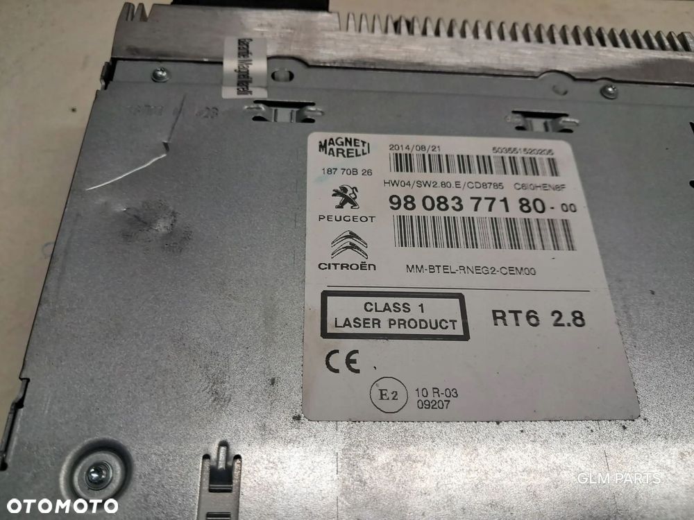 citroen c4 ii b7 ds4 radio z nawigacją 9808377180 navi - 6