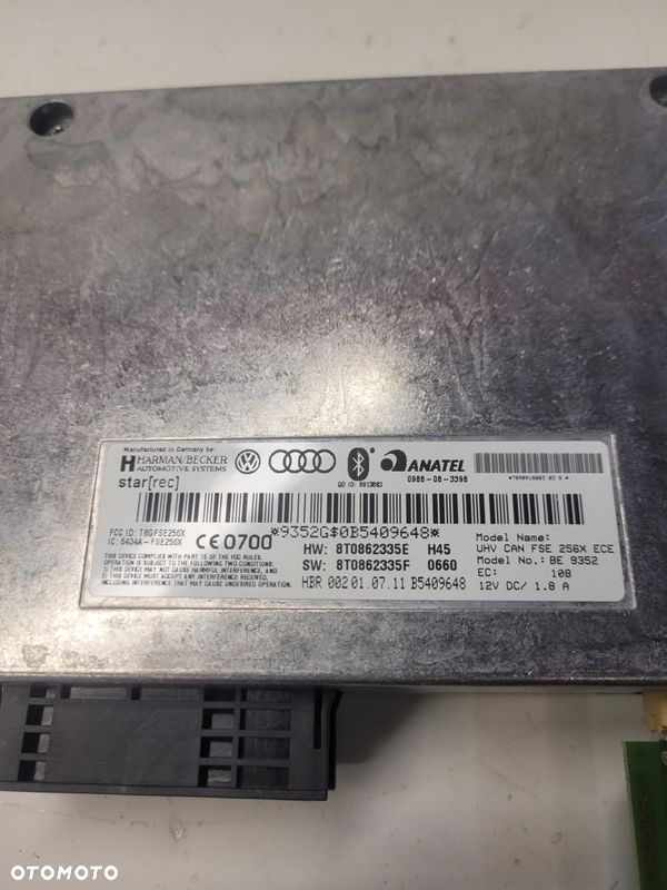 MODUŁ STEROWNIK BLUETOOTH AUDI A4 B8 A5 8T0862335E - 4