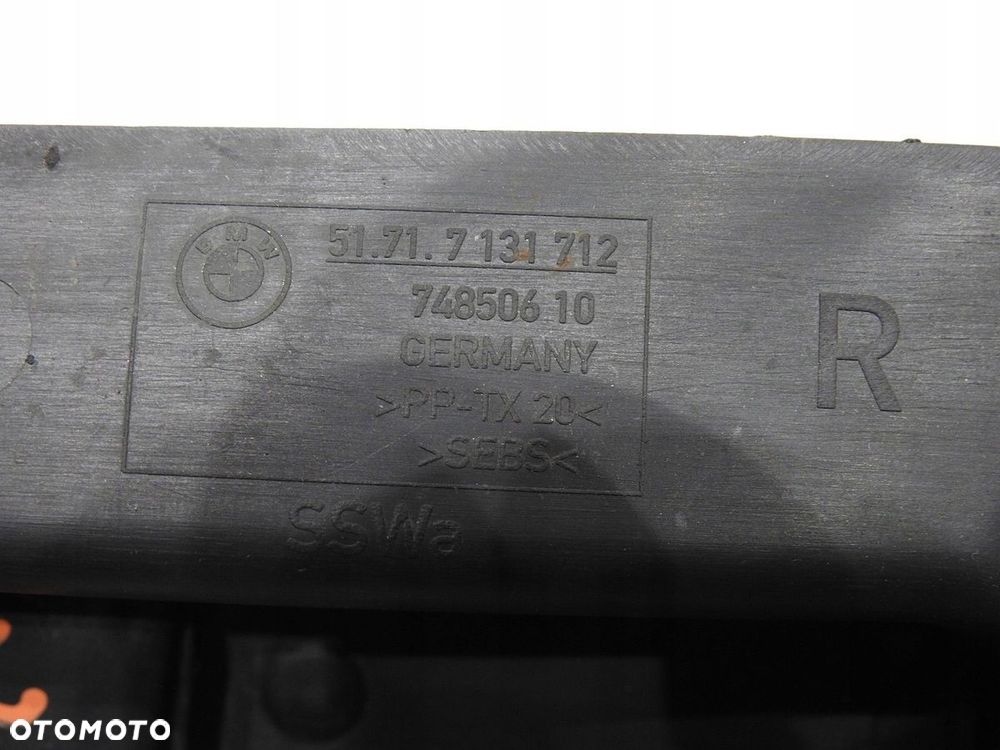 OSŁONA PODŁUŻNICY PRAWA BMW 3 E90 7131712 - 7