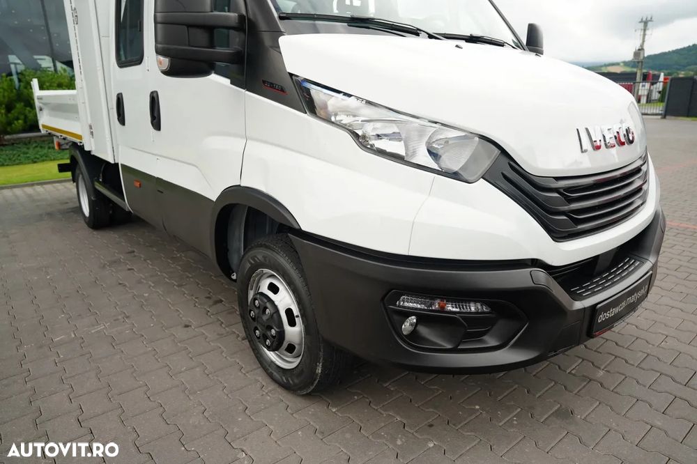 Iveco DAILY 35-160 / BASCĂLĂTOR DIN ALUMINIU / CAMION CU TRANZACȚIE MIXĂ - 6 LOCURI / MANUALĂ / DOUĂ RULOURI / EURO 6 - 19