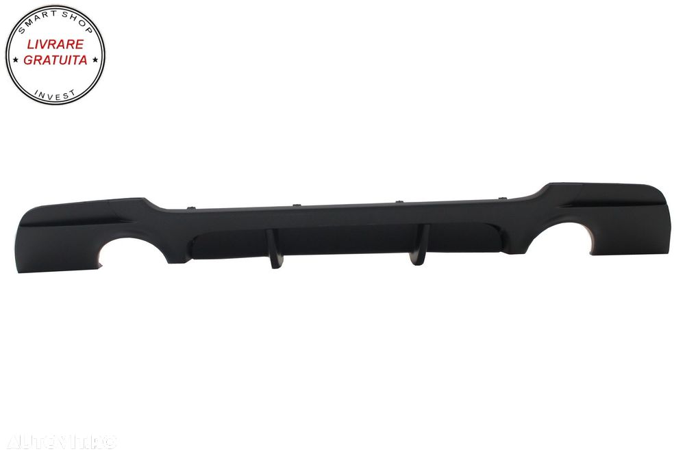 Difuzor Bara Spate Cu Evacuare Dubla BMW 3 Series E92 E93 (2006-2013) M Design- livrare gratuita - 2