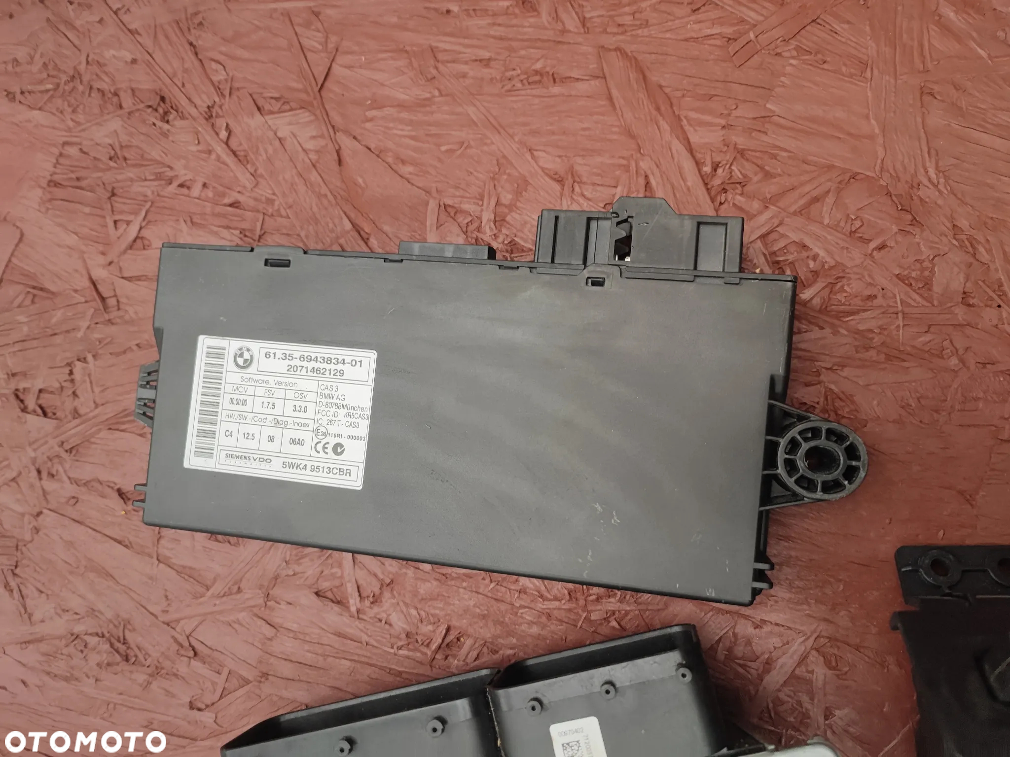 BMW E81 / E87N / E92 / E93 / E90 ORYGINALNY ZESTAW STARTOWY SILNIKA N43B18 ( 1.8i ) MANUAL EUROPA ( STEROWNIK DME MSD802 + MODUŁ CAS + KLUCZYK ) O NR. 12 14 7 580 280 / 12 14 7 599 881 OEM SPRAWNY W 100% - 10