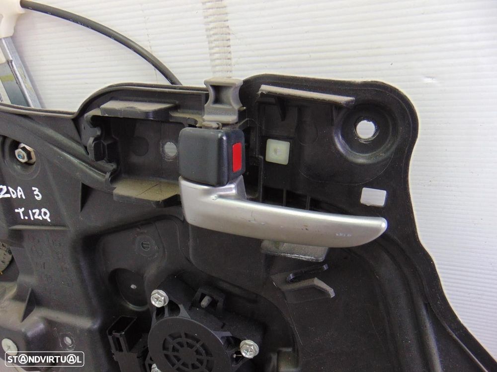 ELEVADOR DE VIDRO TRASEIRO ESQUERDO MAZDA 3 2007 -6 PIN - 2