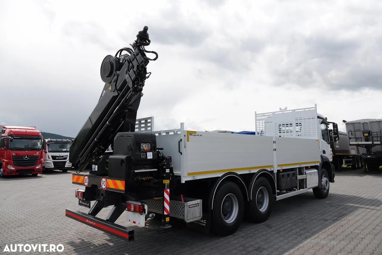 Mercedes-Benz AROCS 2640 / 6x4 / TRANSMISIE - 6,5 M / HDS HIAB 158 DS-4 / extensie: 12,5 M / EURO 6 / RADIO CONTROL / ROTATOR / 2020 / IMPORTAT - 11