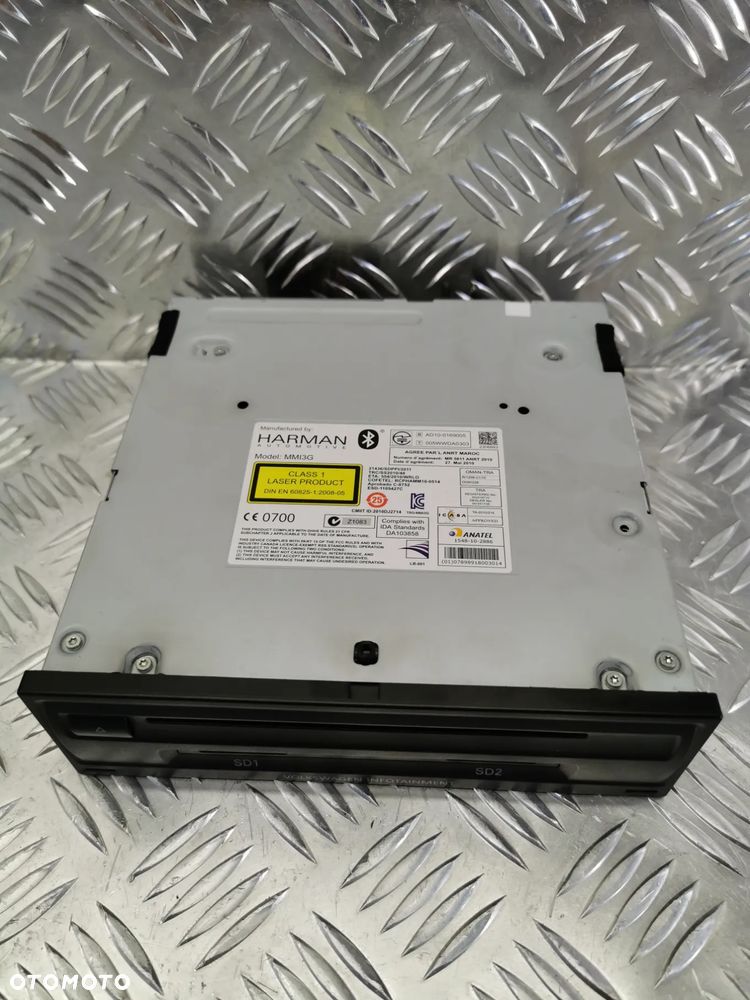 VW TOUAREG 7P 10-18R STEROWNIK NAWIGACJA MMI CZYTNIK SSD 7P6035664 E 7P6035664E - 3