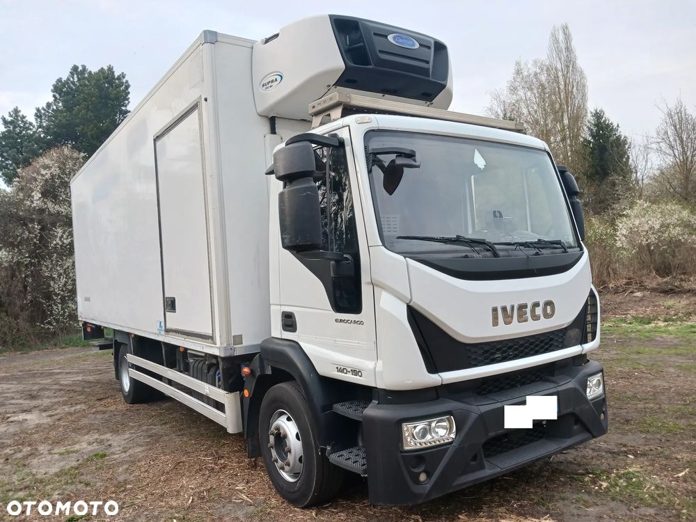 Iveco EUROCARGO 140E19 E6 2016r Izoterma Chłodnia Mroźnia agregat 230V Winda Carrier SUPRA 850 - 25