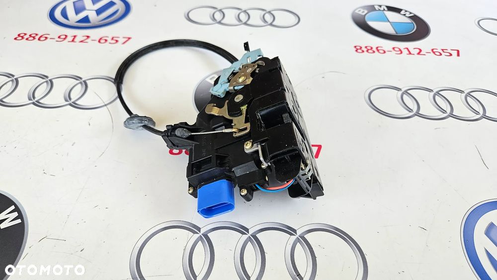VW Caddy 2K III 3 2003- Kompletny zamek drzwi przód prawy Zamek drzwi przednich prawych 3D1837016 EUROPA 9 PIN - 5