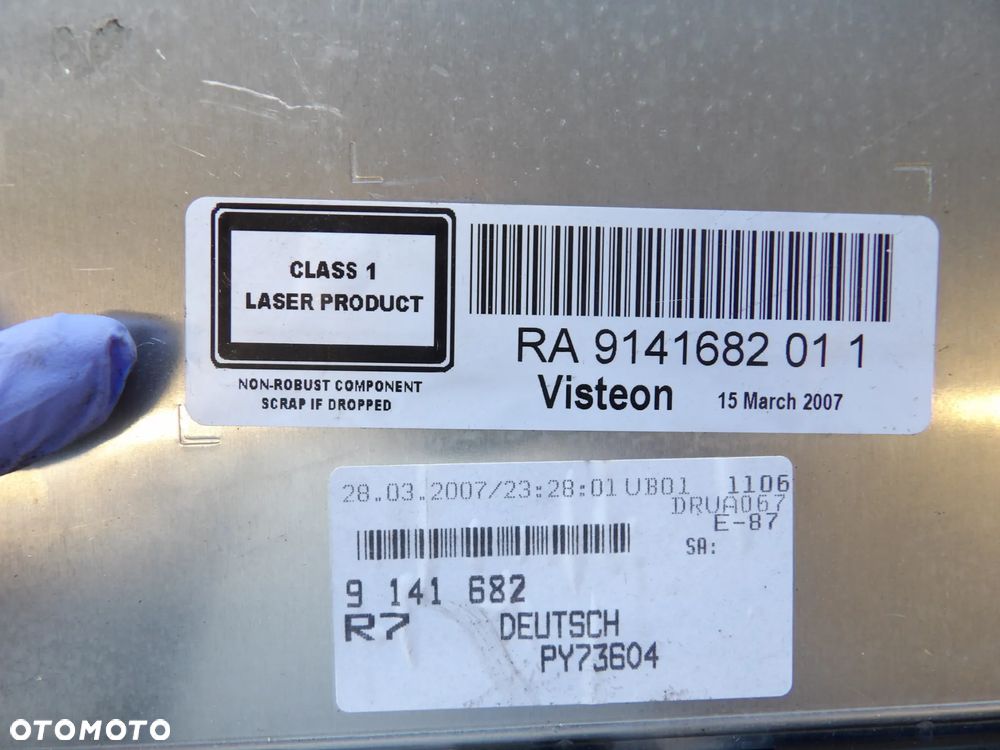 BMW - E90,E91 - RADIODTWARZACZ - CD - DEMONTAŻ - EUROPA - 9141682 - 3