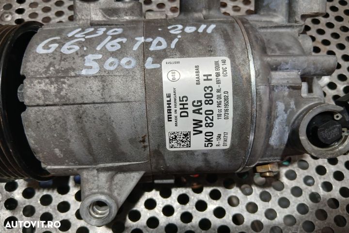 Compresor AC 5K0820803H 5K0820803H Volkswagen VW Golf 6 [2008 - 2015] - 5