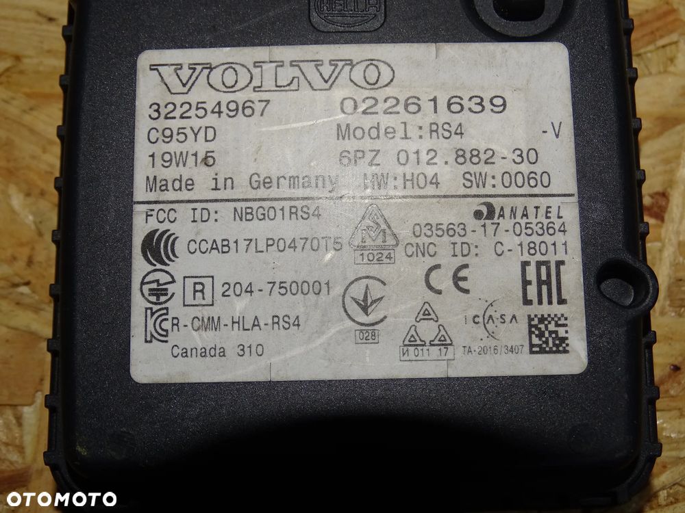 CZUJNIK SENSOR BLIS VOLVO XC90,XC60,S60,V60,S90,V90 PRAWT TYŁ 32254967 - 3