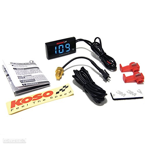 relógio de temperatura digital koso super slim azul - 2