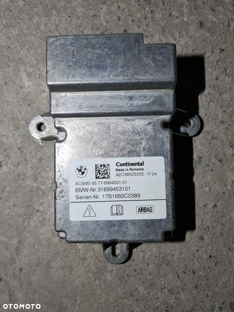 bmw g30 g31 g32 sterownik poduszki powietrznej - 4