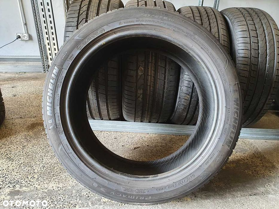 1x Opona letnia 245/45/19 MICHELIN Primacy 3 - 102Y Gąbka 6.5mm - 3