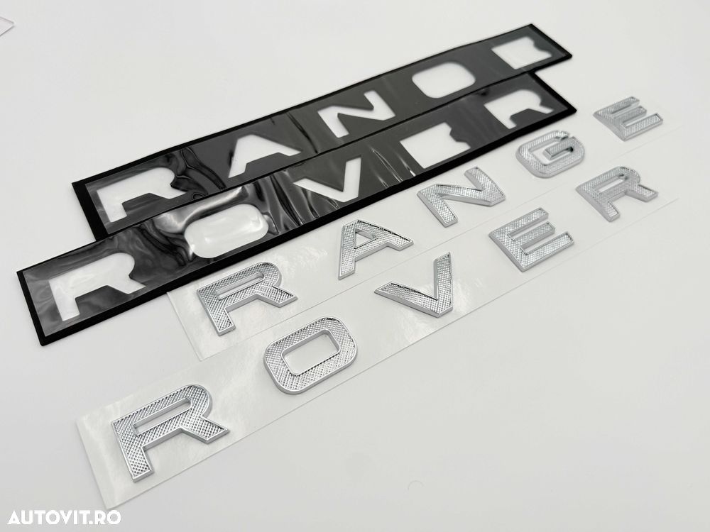 Emblema Compatibila Range Rover fata/spate crom diamant - 1