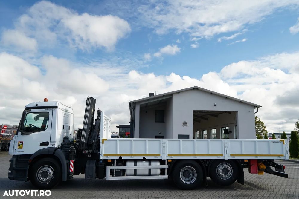 Mercedes-Benz ANTOS 2536 / 6x2 / PUNTE RIDICATĂ / PUNTE DIRECȚIE / HDS HIAB 144bs-2 Hiduo / ROTARE / TELECOMANDĂ - 14