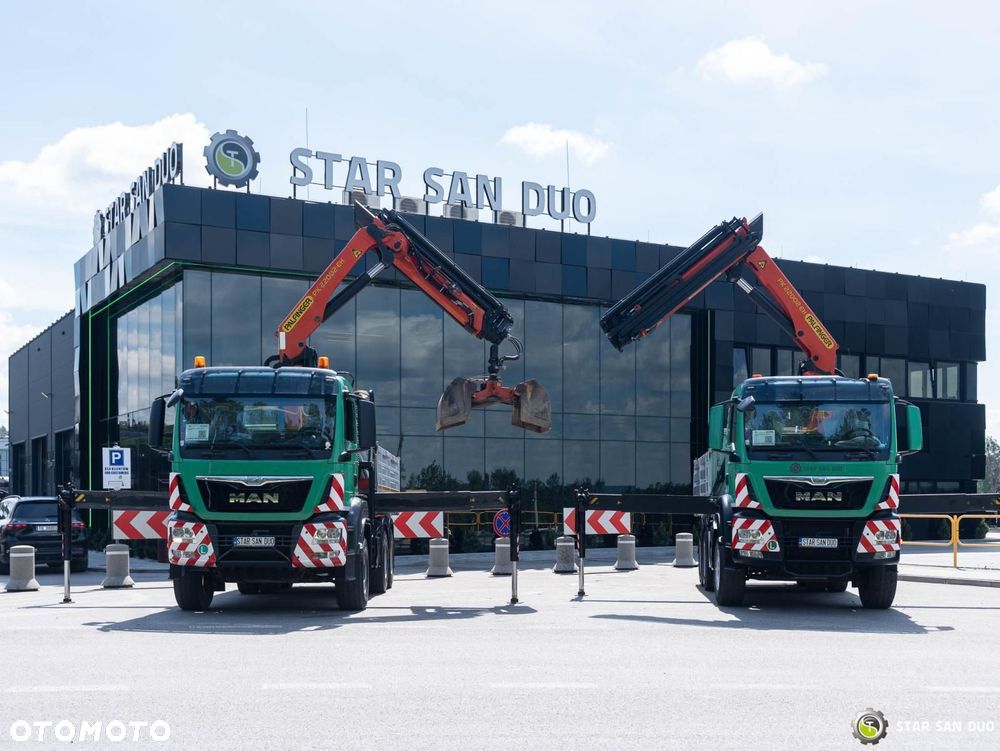 MAN TGS 33.480 6x4 PALFINGER PK 22002 HDS Żuraw Wywrotka Łyżka - 5