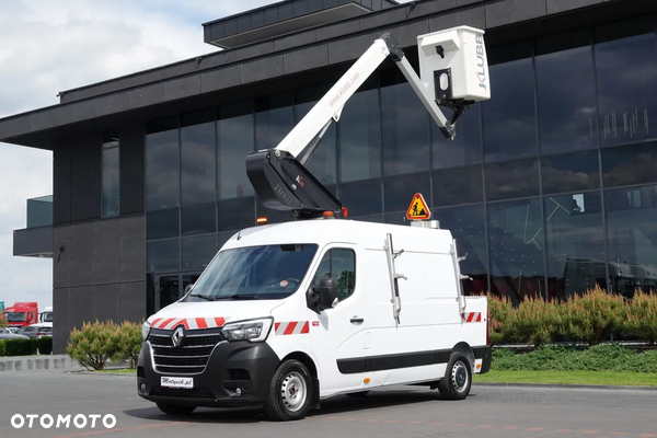 Renault MASTER / PODNOŚNIK KOSZOWY - 12 metrów / 2021 ROK / BLASZAK + WZWYŻKA