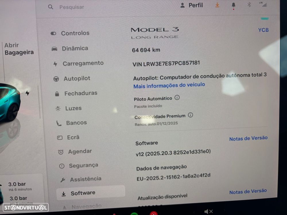 Tesla Model 3 Long Range Tração Traseira - 25
