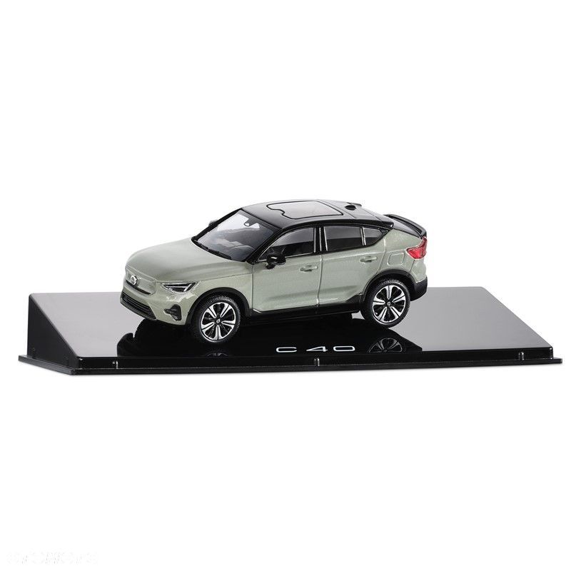 VOLVO model C40 Recharge 1:43 Sage Green OE - 1