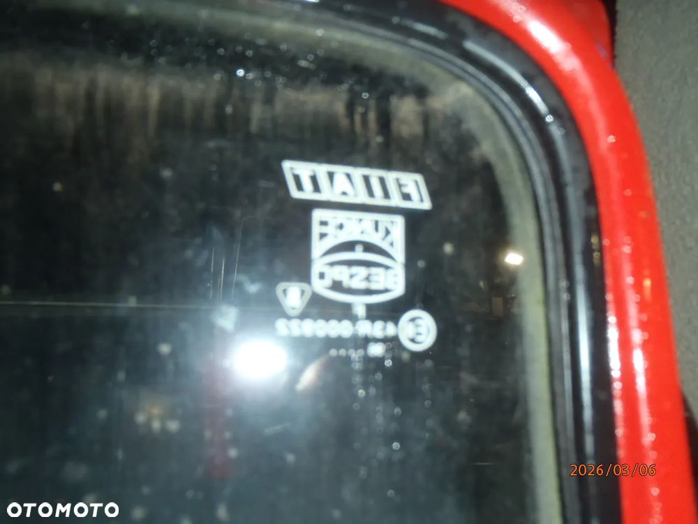 mechanizm podnośnik szyby ramka uszczelka gumowa  listwa zgarniająca drzwi fiat 126p elegant fl maluch - 13