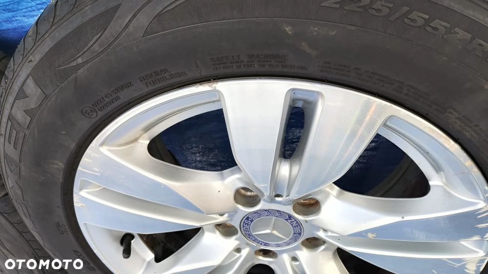 KOŁA FELGI ALUMINIOWE ALUFELGI 8Jx16 ET46 A2124010202 OPONY LETNIE NEXEN NFERA SU1 225/55R16 225 55 16 MERCEDES W212 W207 - 2