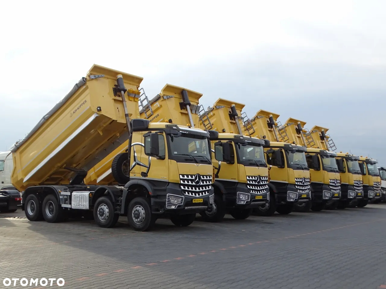 Mercedes-Benz AROCS 4145 / 8x8 / WYWROTKA TYLNOZSYPOWA / KH KIPPER  / EURO 6 - 2