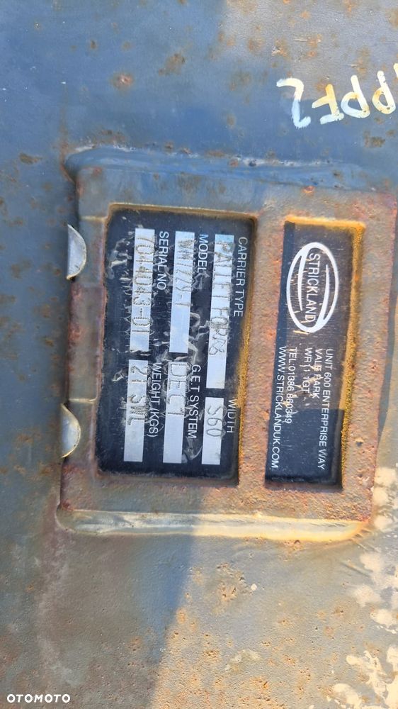 Widły do koparki Strickland złącze S60 Volvo Hitachi paleciak - 6