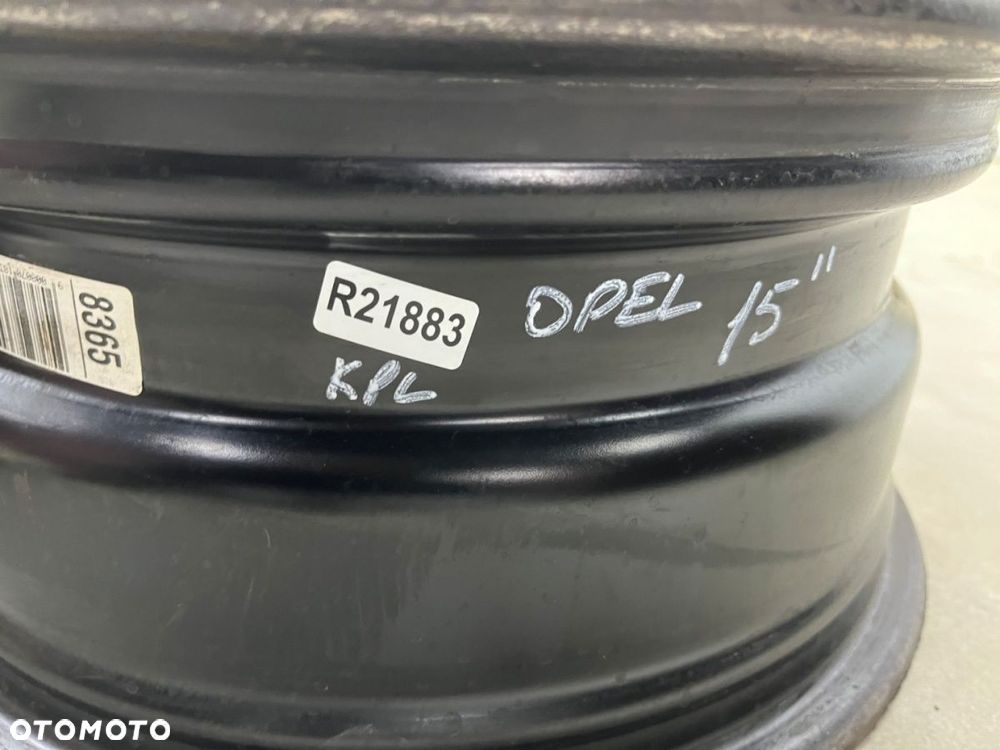 Felgi stalowe Felga Opel Corsa Tigra Astra 15 cali 6,5jx15 ET35 4x100 KOMPLET 2150164 - 9
