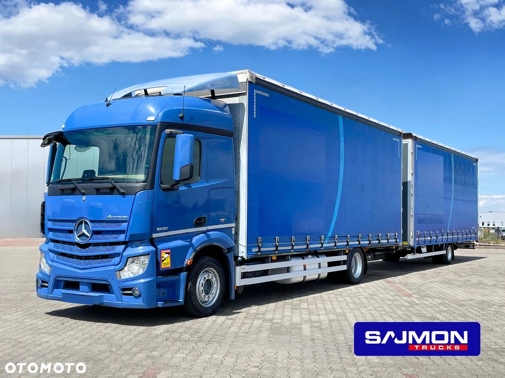 Mercedes-Benz ACTROS 1833 / ZESTAW TANDEM 120 M3 / PRZEJAZDOWY / 7,75 M + 7,75 M / SALON PL - 2