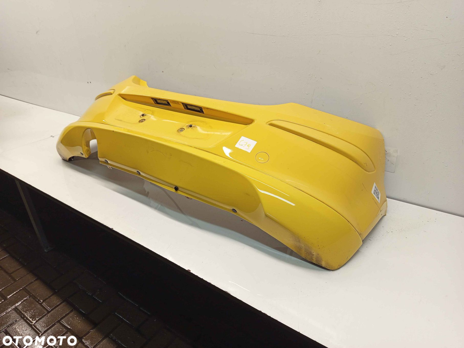 ^ ZDERZAK TYŁ TYLNY DO OPEL CORSA D Z40D ŻÓŁTY 3D 3 DRZWI HB DOKŁADKA ! - 2