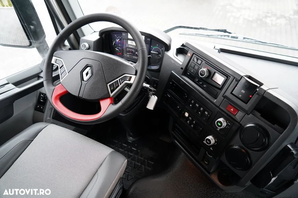 Renault C 430 / 6x4 / BASCUNĂ CU DOUĂ LATE / BASCUNĂ HIDRAULICĂ + HIAB 211 EP-3 HDS / EURO 6 / RADIOCOMANDĂ / ROTATOARE / CUPĂ - 31